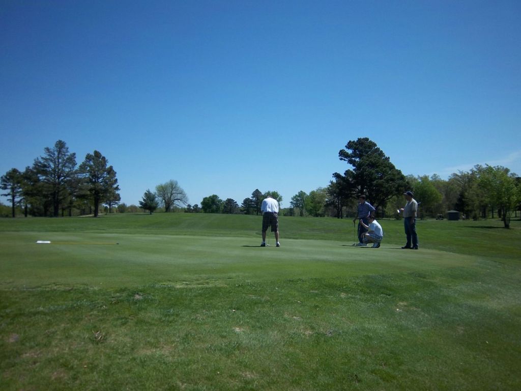 Foursome out plating golf 