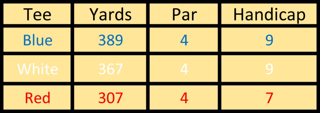 Hole 6 info 